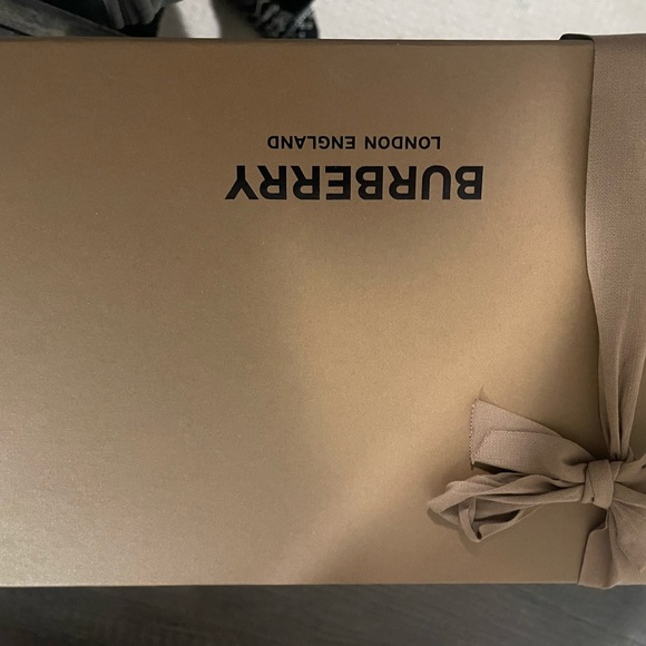 Burberry vintage check cotton sneakers black and white gingham - Picture 2 of 4